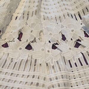 Blue Rain White Skirt